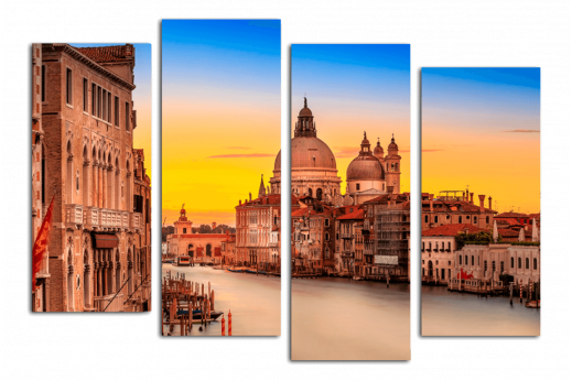 Модульная картина Венеция закат