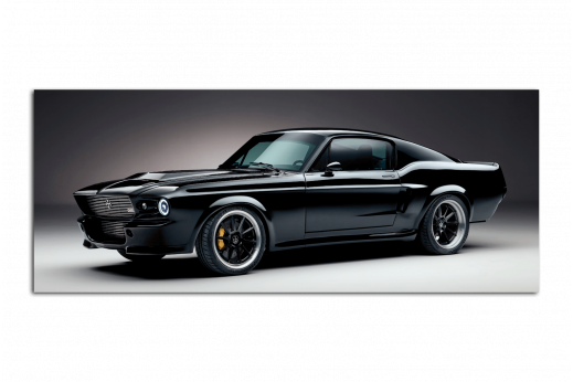 Картина Ford Mustang Черная