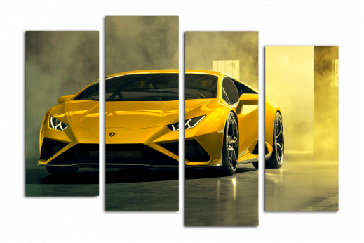 Модульная картина Lamborghini Huracan